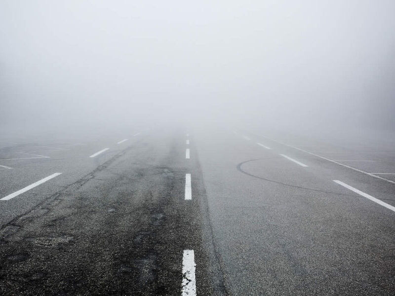 Опасности  на дороге  во время тумана.