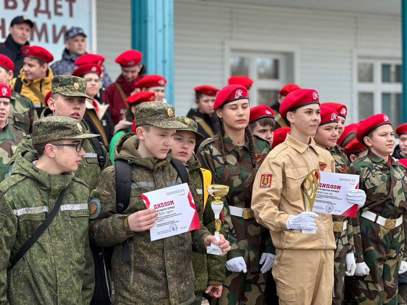 «Зарница 2.0» объединила Первых юных патриотов в городе Шарыпово.